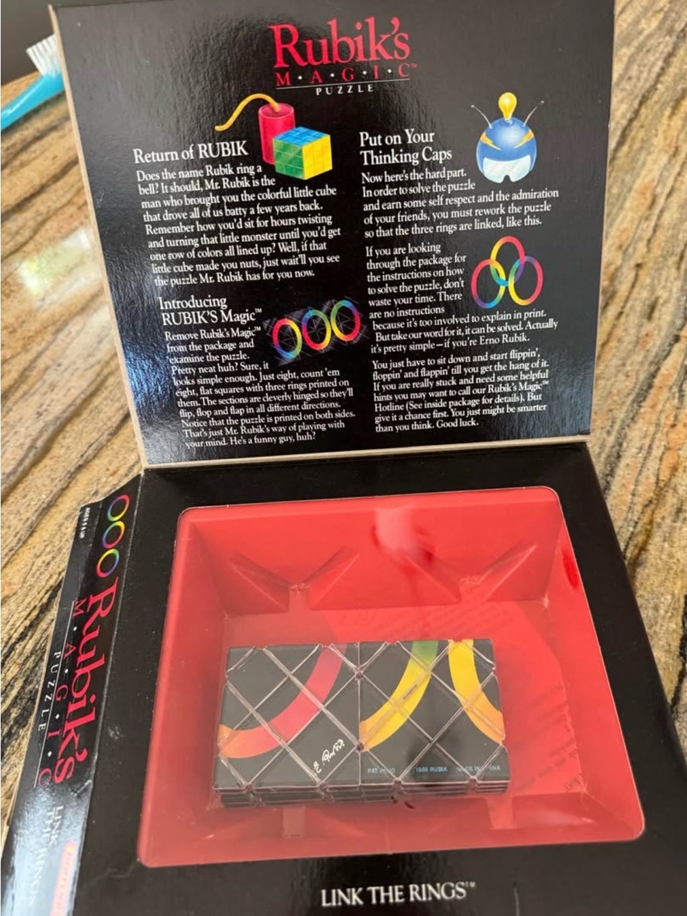 Vintage Collectible Rubik’s Link the Rings